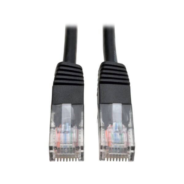 Tripp Lite series Cat5e 350 MHz Molded (UTP) Ethernet Cable (RJ45 M/M), PoE - Black, 20 ft. (6.09 m)
