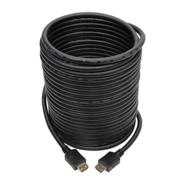 9e10dcfb3b93884b9aa8a2e04885442a Tripp Lite series High-Speed HDMI Cable, Gripping Connectors (M/M), Black, 30 ft. (9.14 m)
