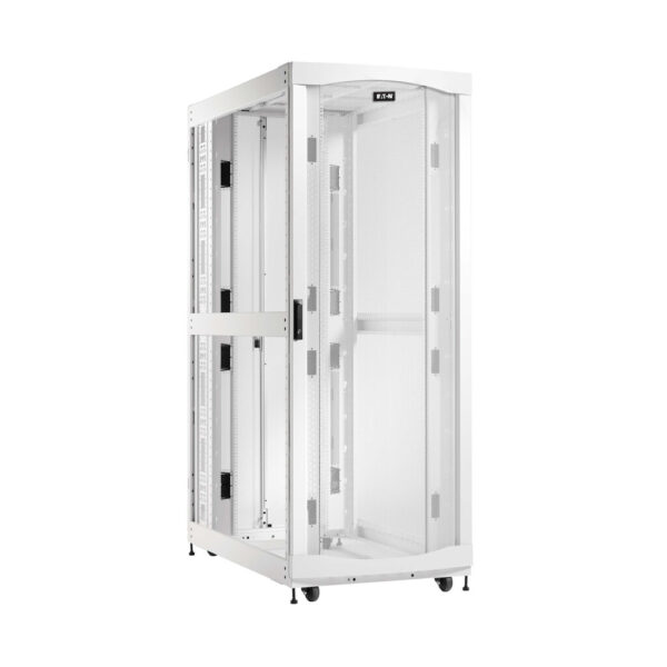 Eaton SmartRack 45U Extra-Deep Extra-Wide Heavy-Duty Rack Enclosure Cabinet for AI Servers, White