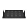 Tripp Lite series SmartRack Center-Mounted Steel Rack Shelf - 2U, Vented, 21.5 in. Deep, Holds up to 100 lb. (45 kg)