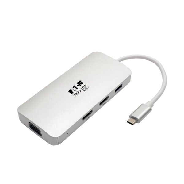 Tripp Lite series USB-C Dock, Triple Display - HDMI, VGA, USB 3.x (5Gbps), USB-A Hub, 60W PD Charging