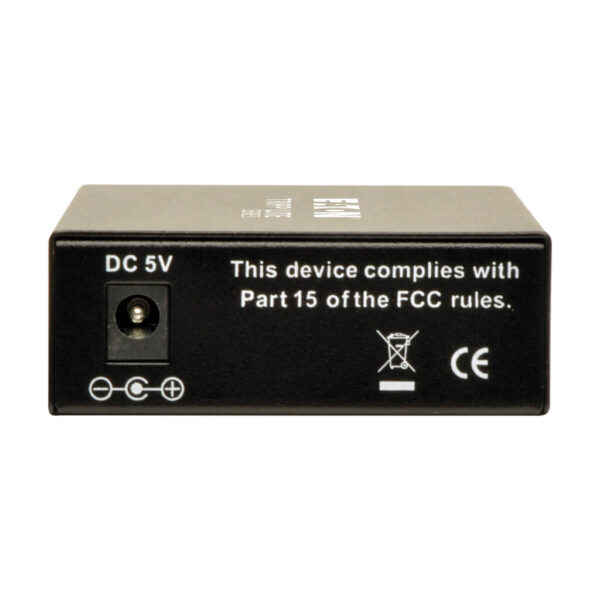9ea835a6ead771d593c8d21d526e1c87 Tripp Lite series 10/100/1000 LC Multimode Fiber to Ethernet Media Converter, 550M, 850nm