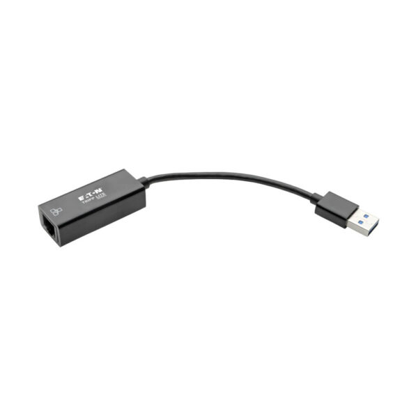 9ed2474bb57309e890bcdbfaeec5413a Tripp Lite series USB 3.0 to Gigabit Ethernet NIC Network Adapter - 10/100/1000 Mbps, Black
