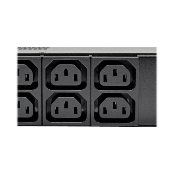 9f6d7d135aa5427e68d3785b2dd86411 Tripp Lite series 5.8kW Single-Phase Local Metered PDU, 200-240V Outlets (8 C19 and 40 C13), L6-30P, 10 ft. (3.05 m) Cord, 0U Vertical, TAA, 70 in.