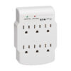 9f76565da7ca03a9375041f400e48634 Tripp Lite series Protect It! 6-Outlet Low-Profile Surge Protector, Direct Plug-In, 750 Joules, Diagnostic LED