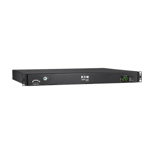 9f7d32a6533360e390426c6f6562f4e5 Tripp Lite series 3.8kW 200–240V Single-Phase ATS/Local Metered PDU - 8 C13 and 2 C19 Outlets, Dual C20 Inlets, 12 ft. Cords, 1U, TAA