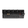 Tripp Lite series Protect It! 12-Outlet Surge Protector, 8 ft. (2.43 m) Cord, 2880 Joules, Tel/Modem/Coaxial/Ethernet Protection