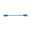 9fc26156e573bb6c1dc33af85c4d5ee6 Tripp Lite series Cat6a 10G Snagless Molded Slim UTP Ethernet Cable (RJ45 M/M), PoE, Blue, 6 in. (15 cm)