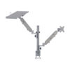 Tripp Lite series Full-Motion Desktop Clamp for Laptop and 17” to 32” Monitor, Aluminum, TAA