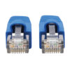 9ff0f3cb1e81508a34344462be7a510d Tripp Lite series Cat6a 10G Snagless F/UTP Ethernet Cable (RJ45 M/M), PoE, CMR-LP, Blue, 3 ft. (0.91 m), TAA