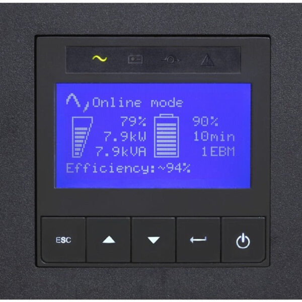 Eaton 9PX 2000VA 1800W 120V Double-Conversion UPS - 5-20P, 6x 5-20R, 1 L5-20R Outlets, Extended Run, 2U Rack/Tower - 9PX2000RT