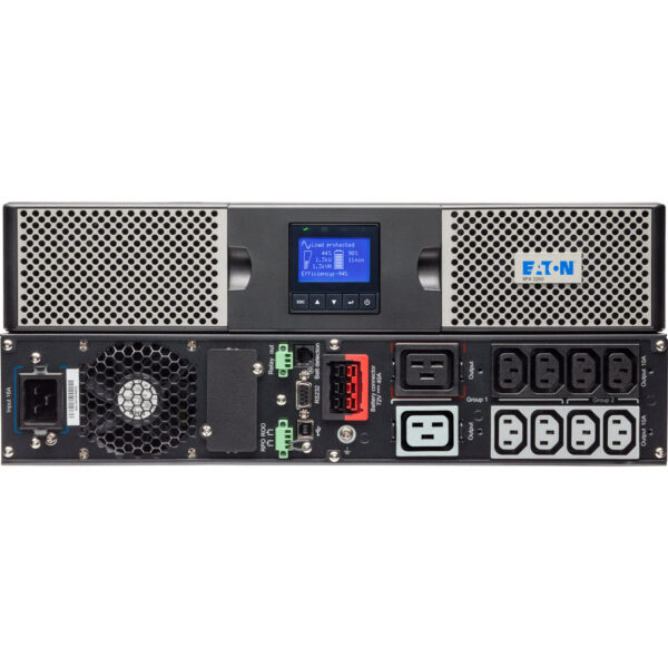 Eaton 9PX 3000VA 2700W 120V Double-Conversion UPS - L5-30P, 6x 5-20R, 1 L5-30R Outlets, Extended Run, 2U Rack/Tower - 9PX3000RT