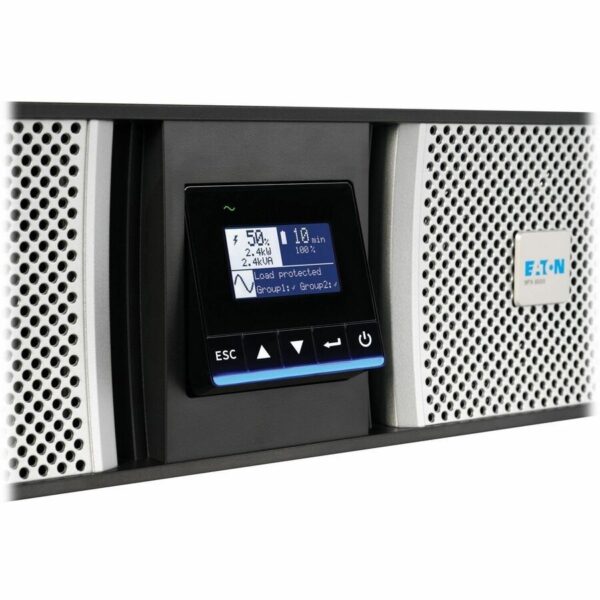 Eaton 9PX G2 6kVA 5.4kW 200-240V Input 120/240V Output Double-Conversion UPS - Hardwired Input/Output, Network Card, 6U Rack/Tower - 9PX6KP2G2