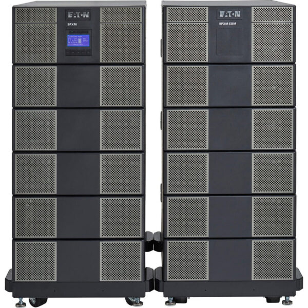 Eaton 9PXM 8-Slot Connected External Battery Cabinet for 9PXM Online Double-Conversion UPS, Add up to 4 EBMs, 14U Rack/Tower, TAA Eaton 9PXM 8-Slot Connected External Battery Cabinet for 9PXM Online Double-Conversion UPS, Add up to 4 EBMs, 14U Rack/Tower, TAA