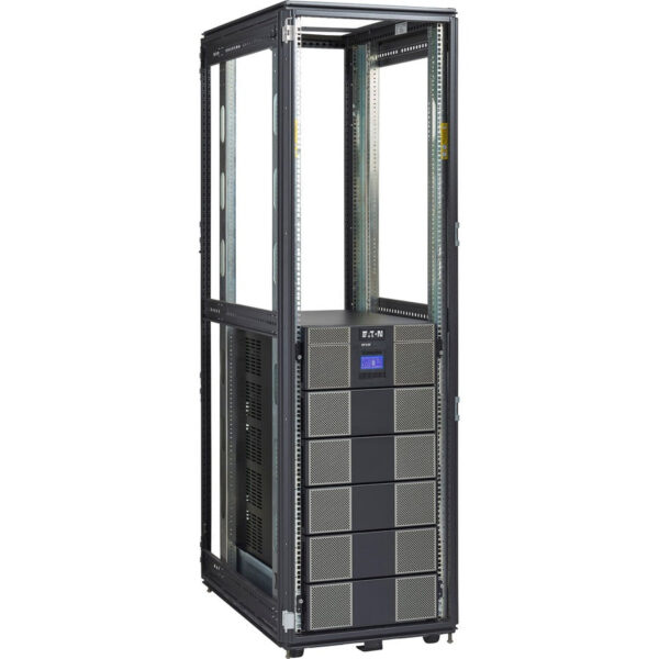 Eaton 9PXM 8kVA 7.2kW 208-240V N+1 Modular Online UPS, Hardwired Input, 8x 5-20R, 2x L6-30R, 2x L6-20R, 2x L14-30R, 21U, TAA - 9PXM12S8K-PD