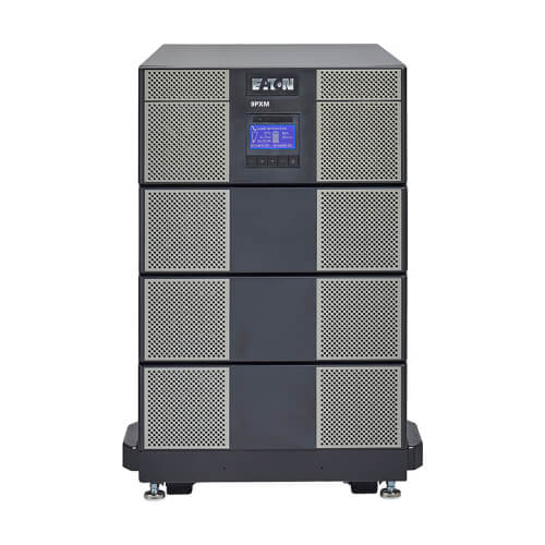 Eaton 9PXM 12kVA 10.8kW 208-240V N+1 Modular Scalable Double-Conversion UPS, Hardwired Input / Output, Network Card Included, 14U, TAA - 9PXM8S12K