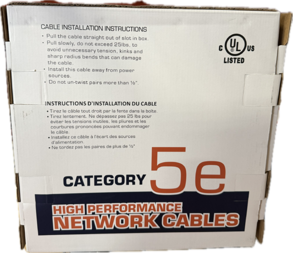 CAT5e-13 PSI Data - Cat5e U/UTP Sld 4P (24AWG) CMR/FT4 CMX Indoor/Outdoor Grey 1000' Pullbox