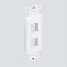 DWIN-2P-XX Decora Insert 2-Port Ivory