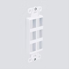 DWIN-6P-XX Decora Insert 6-Port Ivory