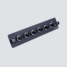 Fiber Adapter Panel, 6-Port, Simplex, ST, MM, OM2