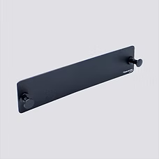 Fiber Adapter Panel, Blank Plate, Black