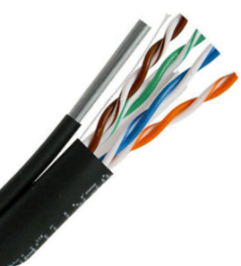 PSI Data - Cat6e 4pr Outdoor With Messenger 1000' Reel