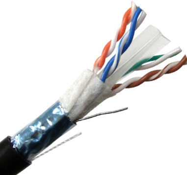 PSI Data - Cat6e Shielded Outdoor Waterblock DB 550MHz 1000' Reel