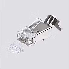 RJ45-CAT6AFTP-100PK RJ-45, CAT6A, FTP, Modular Plugs, 50U, W/Loading Bar, 100-Pack