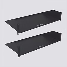 Rack Shelf, 10" Deep Single-Sided Solid, 2U, Single Pack