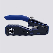 RJ-45-EZPASS Crimp Tool, Pass-Through CRIMPER, Cutter for CAT6 & CAT5E 8P8C