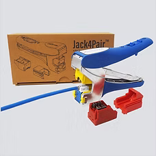 JACK4PAIR, 4-Pair Termination Tool for 90-Degree & 180-Degree Keystone Jacks, Ver. 2