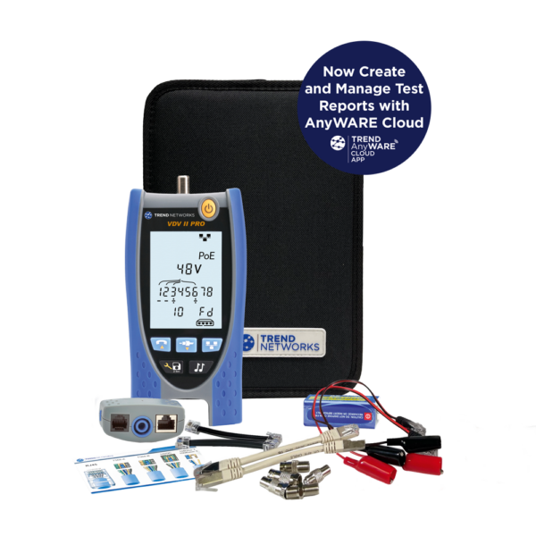 Trend Networks - VDV II Pro - Data Cable Verifier with AnyWARE Cloud Reporting