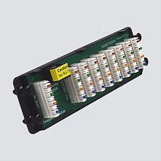 4X8, 8-Port 110-IDC Telephone Module W/RJ-31X, Plastic Plate