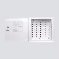 WHWS15AEP 15" Plastic Enclosure, Empty, W/Hinged Door, Trim Ring & Door Lock, Single Pack