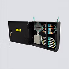 4-Panel, Fiber Optic Wall Mount Enclosure, W/2PCS. SAMLL Splice Trays