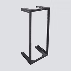 Wall Mount Rack, 30U, 18" Deep,  RMU Number Markings on Rails