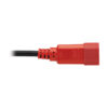 a0002d1a042f7f718d40dc2523000a1f Tripp Lite series PDU Power Cord, C13 to C14 - 10A, 250V, 18 AWG, 4 ft. (1.22 m), Red