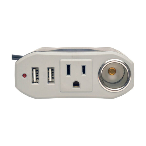 a01de04e30d0630505ec713f15a3c9bf Tripp Lite series 100W PowerVerter Ultra-Compact Car Inverter with Outlet, 12V CLA Receptacle, and 2 USB Charging Ports