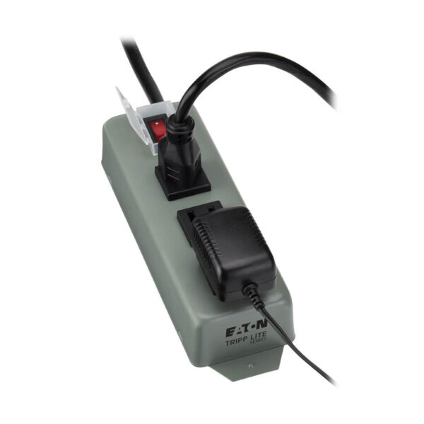 Tripp Lite series Industrial Power Strip, 3-Outlet, 9 ft. (2.7 m) Cord, NEMA 5-15P Plug, Switch Guard