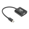Tripp Lite series Keyspan Mini DisplayPort to Active VGA Adapter, Video Converter (M/F), Black, 6-in. (15.24 cm)