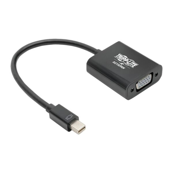 Tripp Lite series Keyspan Mini DisplayPort to Active VGA Adapter, Video Converter (M/F), Black, 6-in. (15.24 cm)