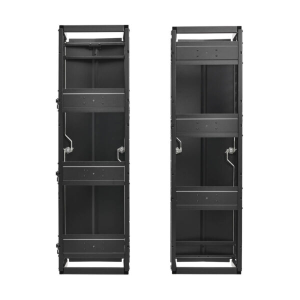 a08ac249b600193c181bbafb9d5f64b7 Tripp Lite series High-Capacity Vertical Cable Manager - Deep Double Finger Duct with Cover, Single Sided, 12 in. Wide, Black, 7 ft. (2.2 m)