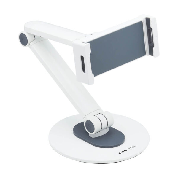 a0d417443c2491a088dc763398a79781 Tripp Lite series Full-Motion Flexible Long-Arm Desktop Smartphone and Tablet Mount, White