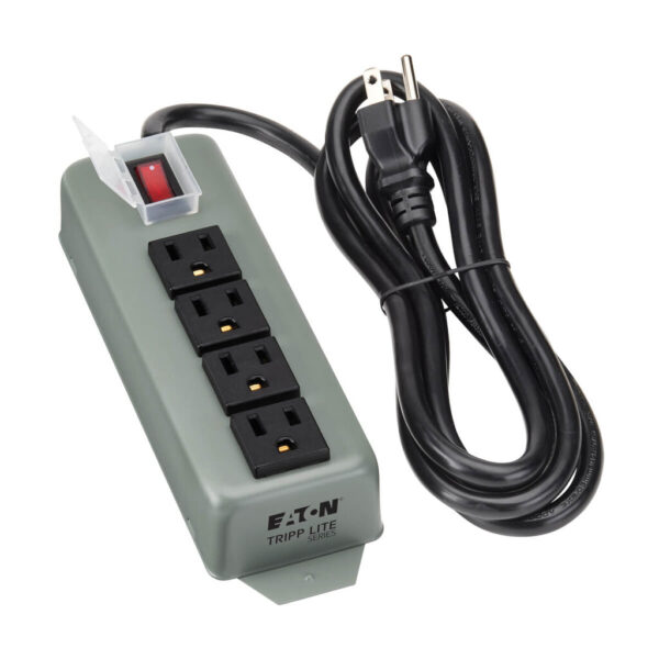 a0e74b1f960fe5199f6a067d9cd6ad19 Tripp Lite series Industrial Power Strip, 4-Outlet, 6 ft. (1.8 m) Cord, Locking Switch Cover
