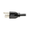 a0fd2d2c35b534d0c69fb5abdf19a202 Tripp Lite series Power Cord, NEMA 5-15P to Right-Angle C15 - Heavy-Duty, 15A, 125V, 14 AWG, 8 ft. (2.43 m), Black