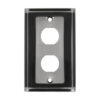 Tripp Lite series 2-Port Single Gang Faceplate, Stainless Steel, Industrial Grade, IP44, TAA