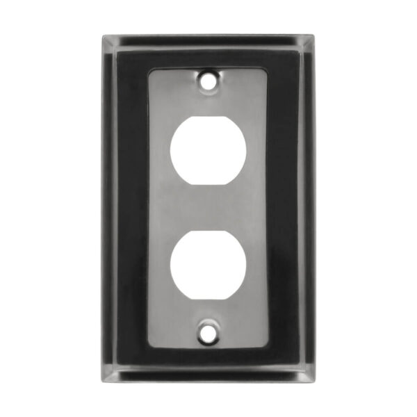 Tripp Lite series 2-Port Single Gang Faceplate, Stainless Steel, Industrial Grade, IP44, TAA