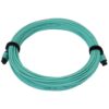 a1054f9a8f327825e925db87536ac286 Tripp Lite series 40/100/400G Multimode 50/125 OM3 Fiber Optic Cable (24F MTP/MPO-PC F/F), LSZH, Aqua, 15 m (49.2 ft.)