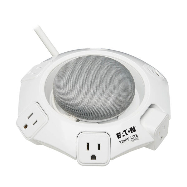Tripp Lite series Conference Power Surge Protector - 4 NEMA 5-15R Outlets, USB-C & 3 USB-A Ports, Micro-USB, 8 ft. Cord