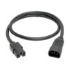 a14ebe0fadaf84fb435465485e3a4a12 Tripp Lite series Power Cord C14 to C15 - Heavy-Duty, 15A, 250V, 14 AWG, 3 ft. (0.91 m), Black